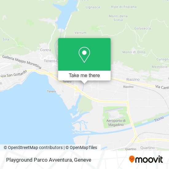 Playground Parco Avventura map