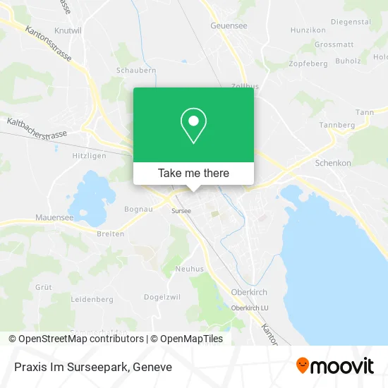 Praxis Im Surseepark map