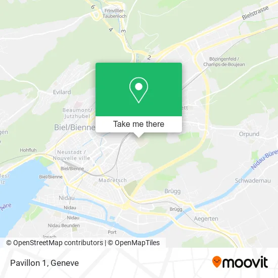 Pavillon 1 map