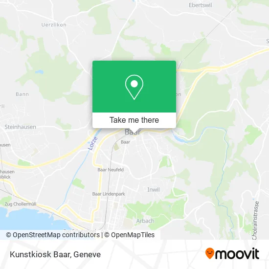 Kunstkiosk Baar map