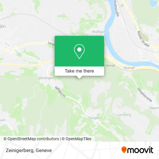 Zeinigerberg map