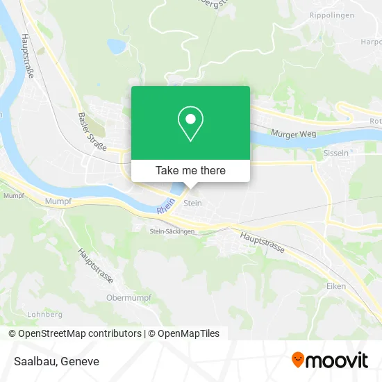 Saalbau map