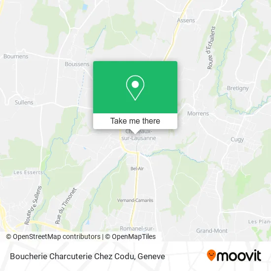 Boucherie Charcuterie Chez Codu map
