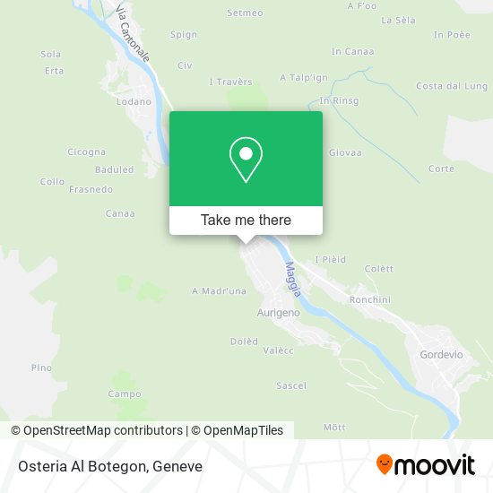 Osteria Al Botegon map