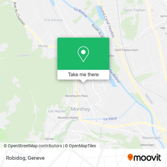 Robidog map