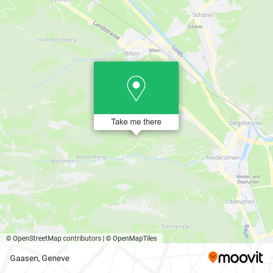 Gaasen map