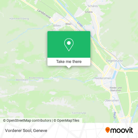 Vorderer Sool map