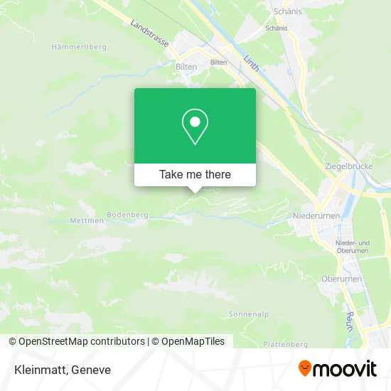 Kleinmatt map