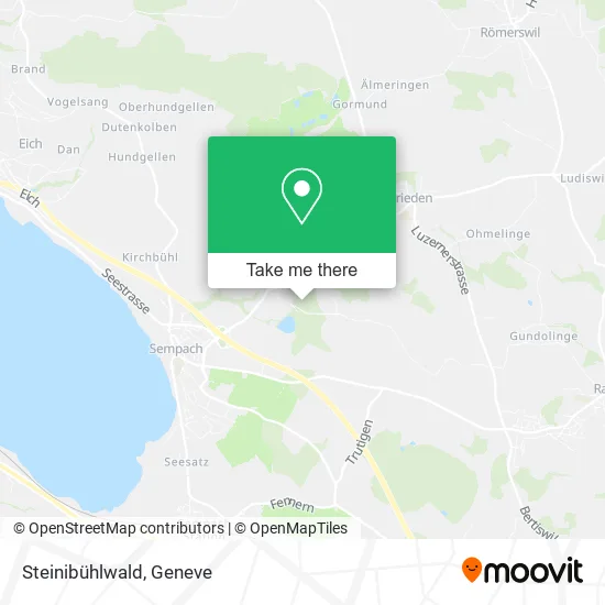 Steinibühlwald map