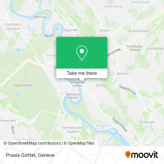 Praxis Gottet map