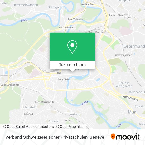 Verband Schweizererischer Privatschulen map