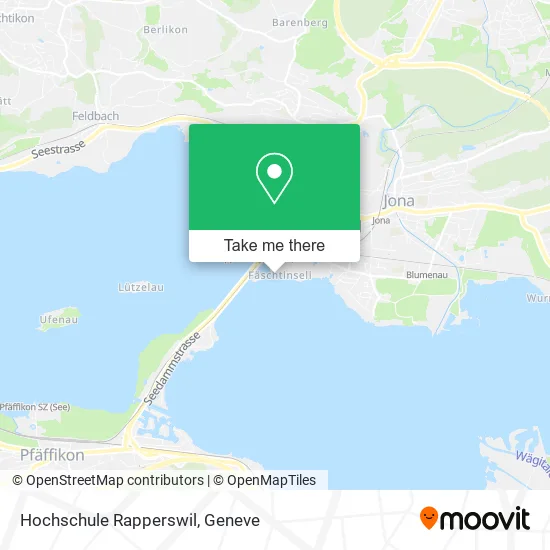 Hochschule Rapperswil map