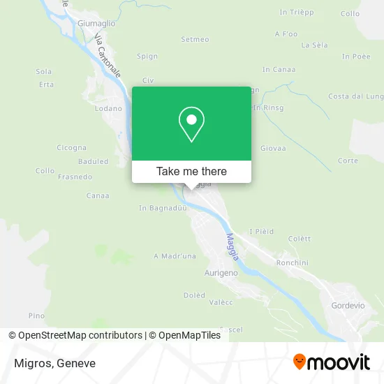 Migros map