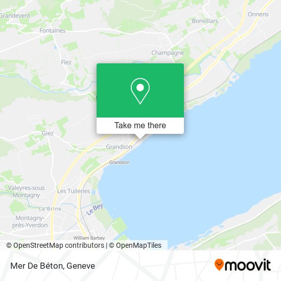Mer De Béton map