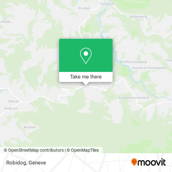 Robidog map