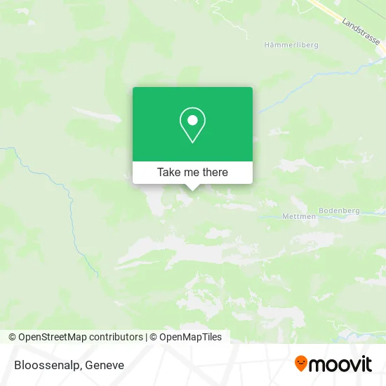 Bloossenalp map