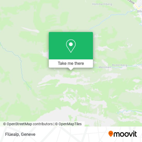 Flüealp map