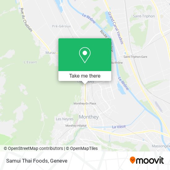 Samui Thai Foods map