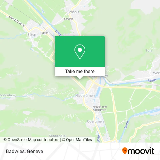Badwies map