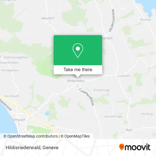 Hildisriederwald map