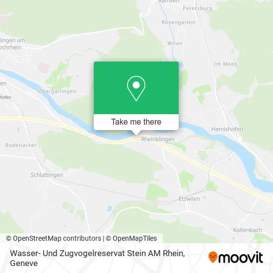 Wasser- Und Zugvogelreservat Stein AM Rhein map