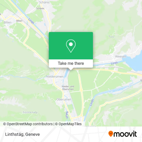 Linthstäg map