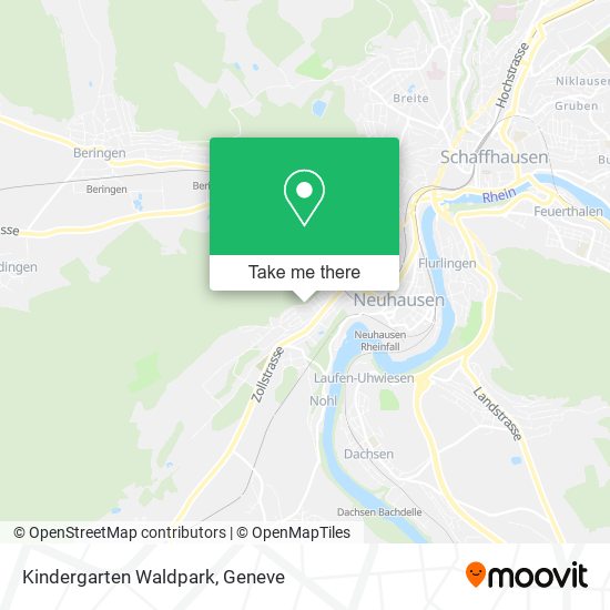 Kindergarten Waldpark map