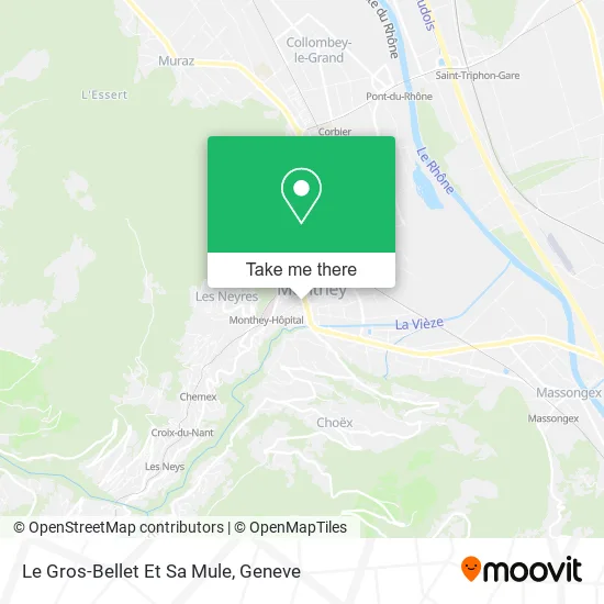 Le Gros-Bellet Et Sa Mule map