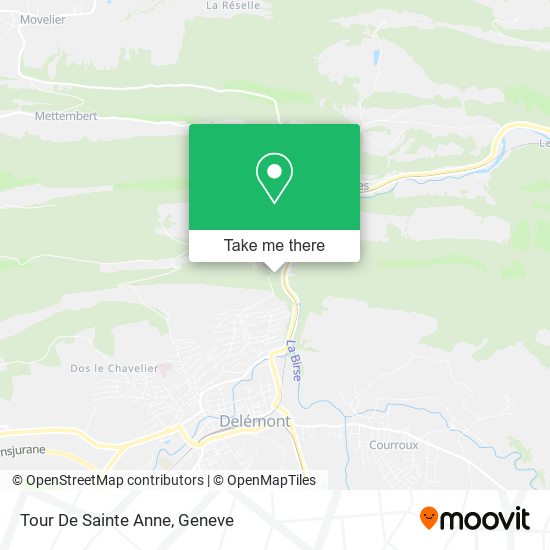 Tour De Sainte Anne map