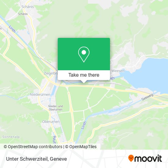 Unter Schwerziteil map