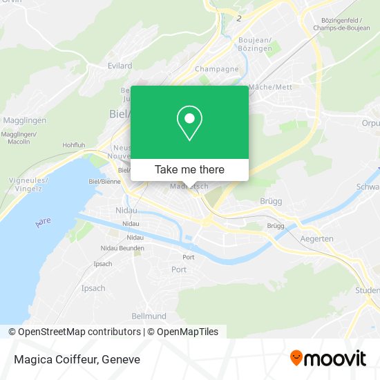 Magica Coiffeur map