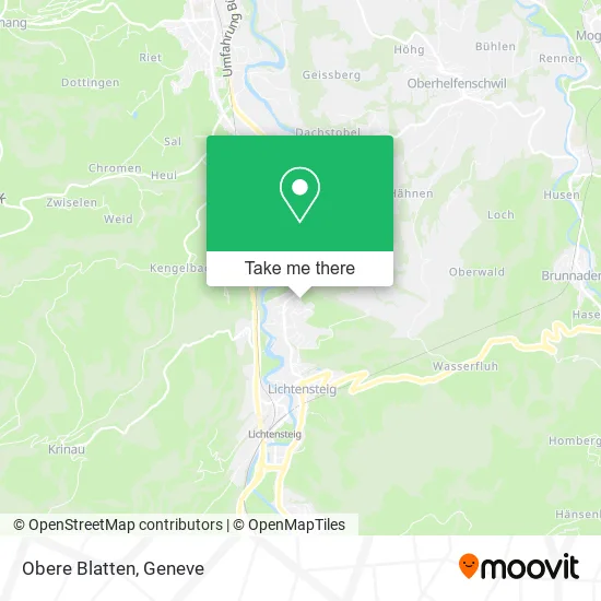 Obere Blatten map