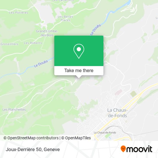 Joux-Derrière 50 map