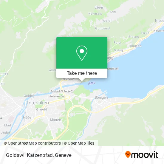 Goldswil Katzenpfad map