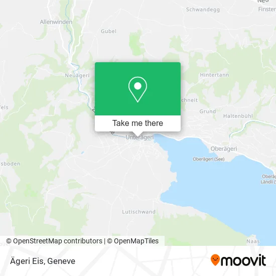 Ägeri Eis map