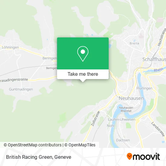 British Racing Green map