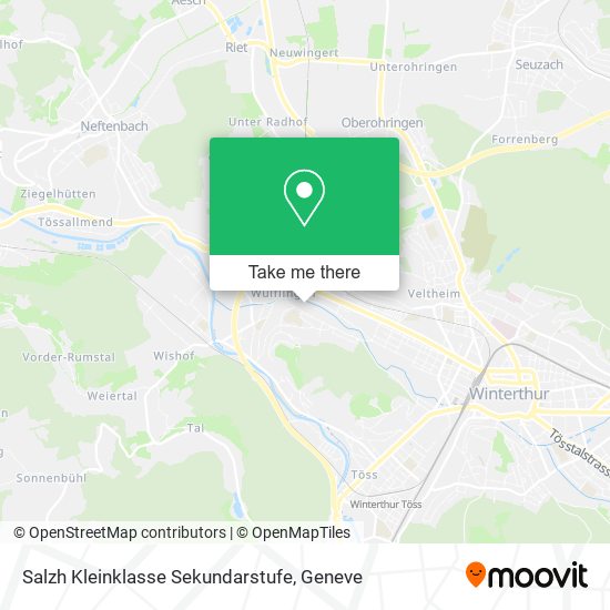 Salzh Kleinklasse Sekundarstufe map