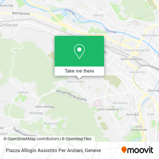 Piazza Allogio Assistito Per Anziani map