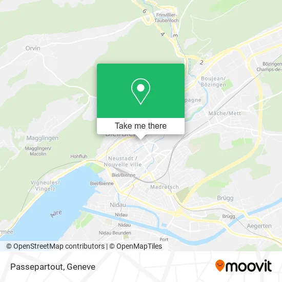 Passepartout map