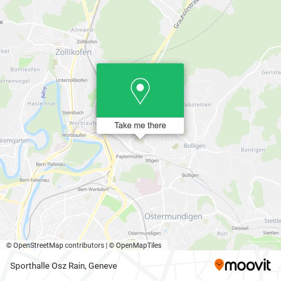 Sporthalle Osz Rain map