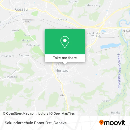 Sekundarschule Ebnet Ost map