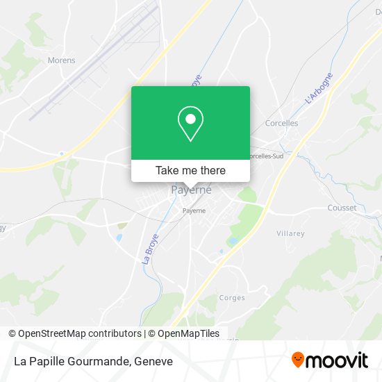 La Papille Gourmande map