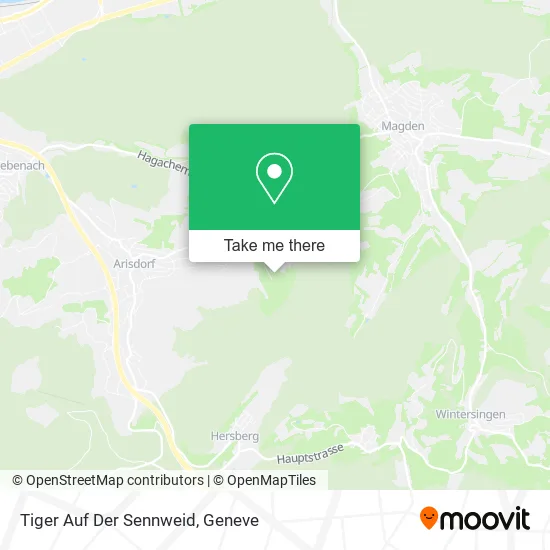 Tiger Auf Der Sennweid map