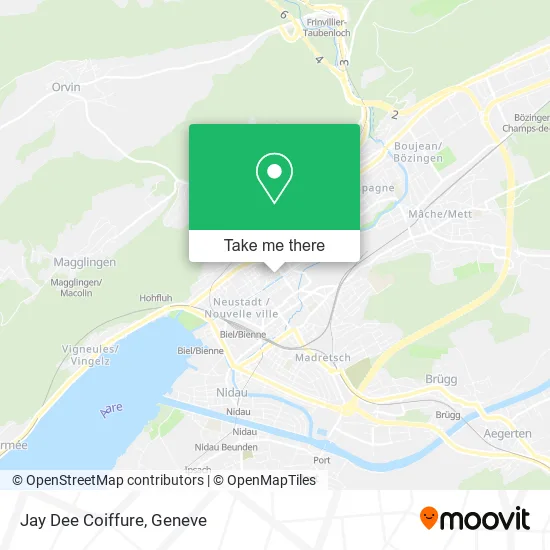 Jay Dee Coiffure map