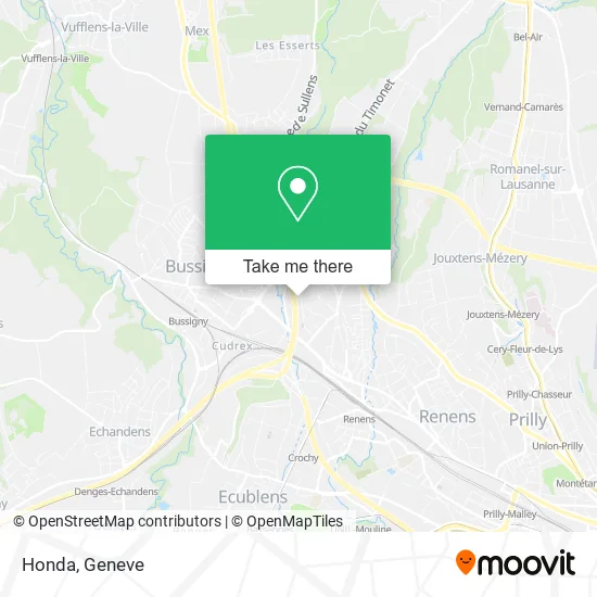 Honda map