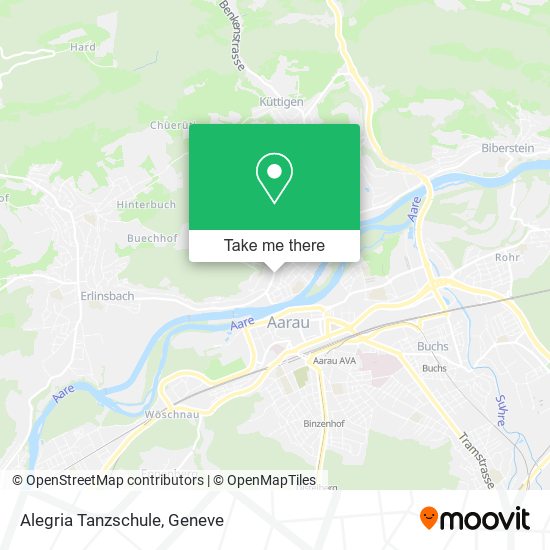 Alegria Tanzschule map