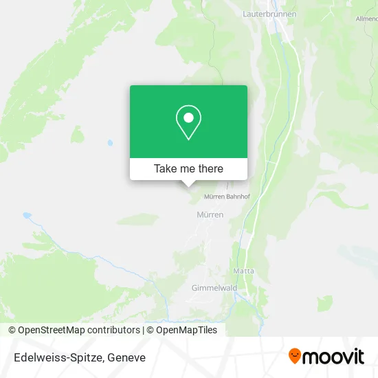Edelweiss-Spitze map