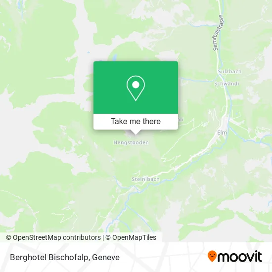 Berghotel Bischofalp map