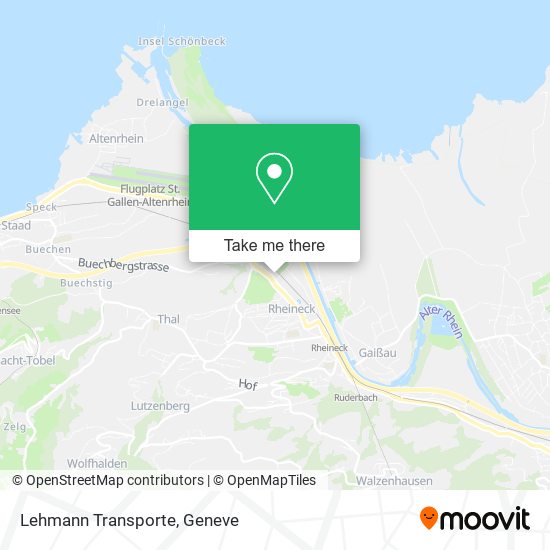 Lehmann Transporte map