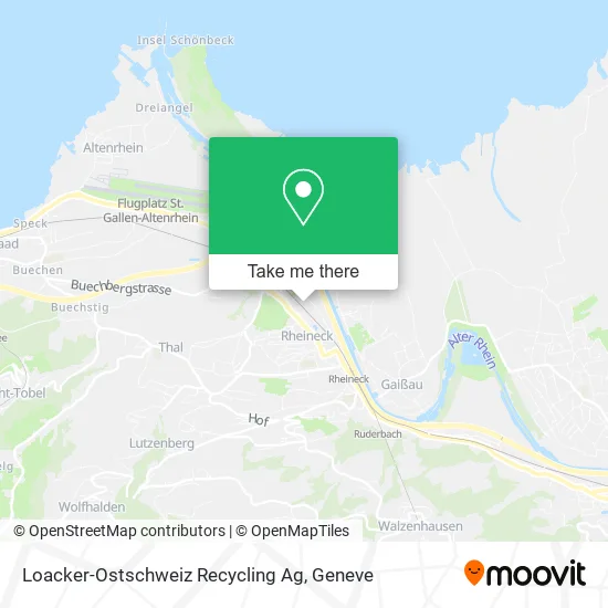 Loacker-Ostschweiz Recycling Ag map